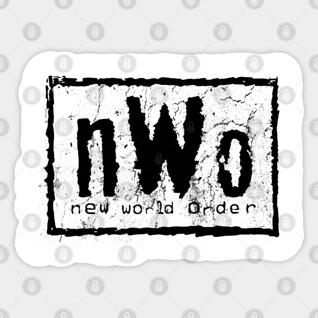 nWo >> new world order Sticker by Fight'N'Fight